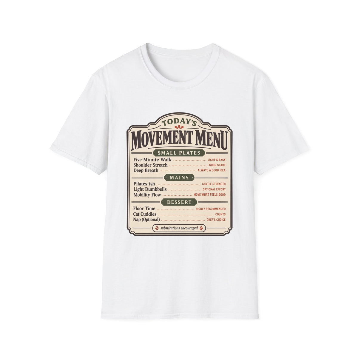 Movement Menu T-Shirt