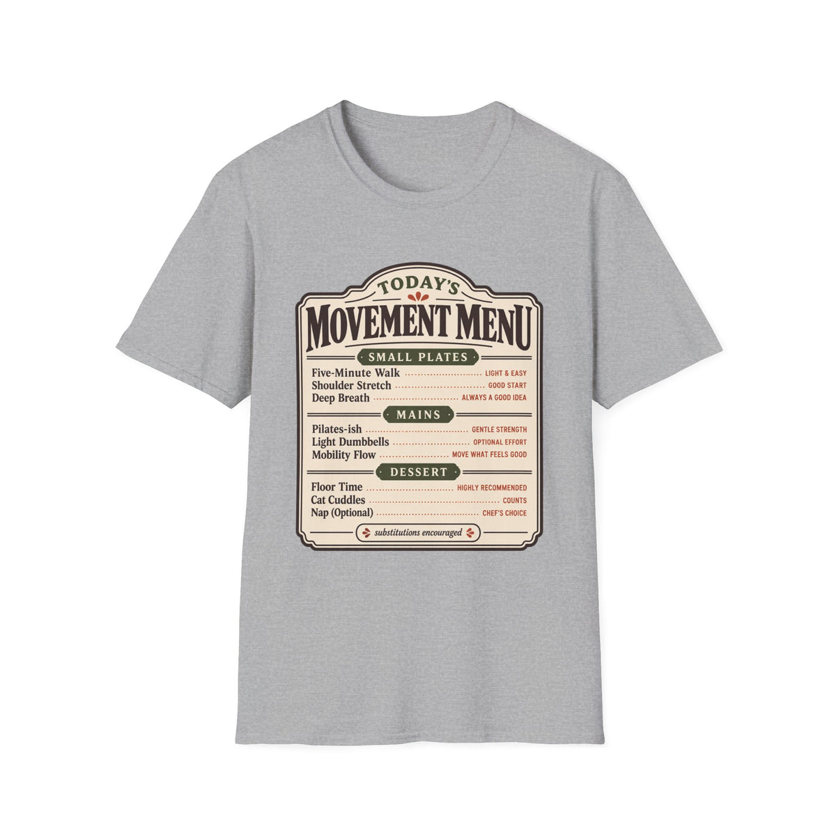 Movement Menu T-Shirt