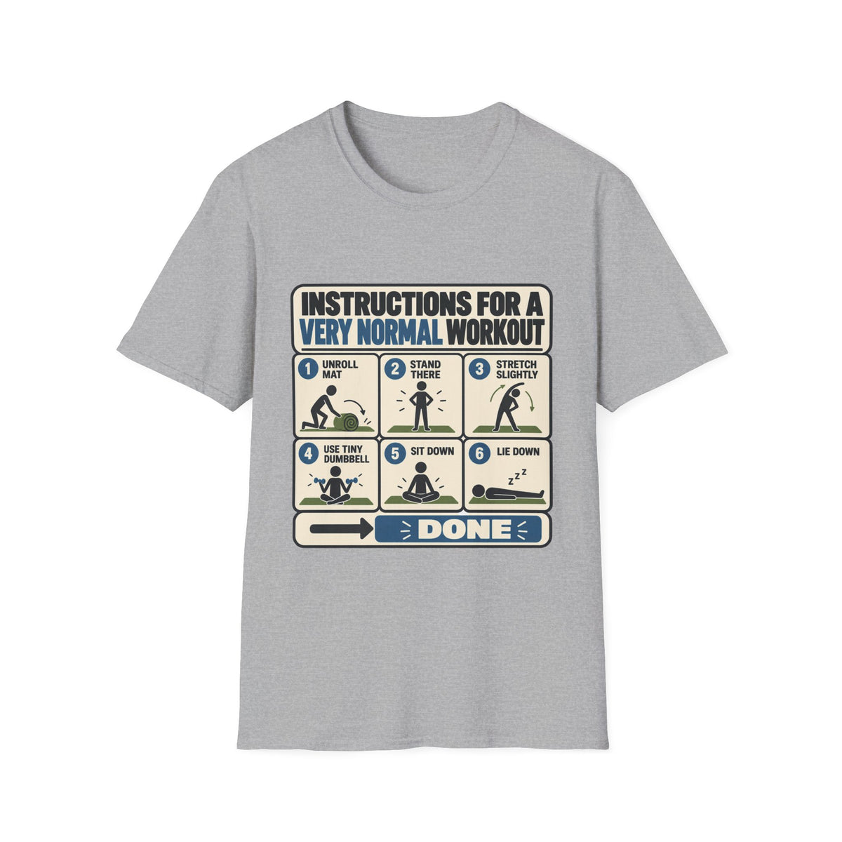 Very Normal Workout Plan T-Shirt