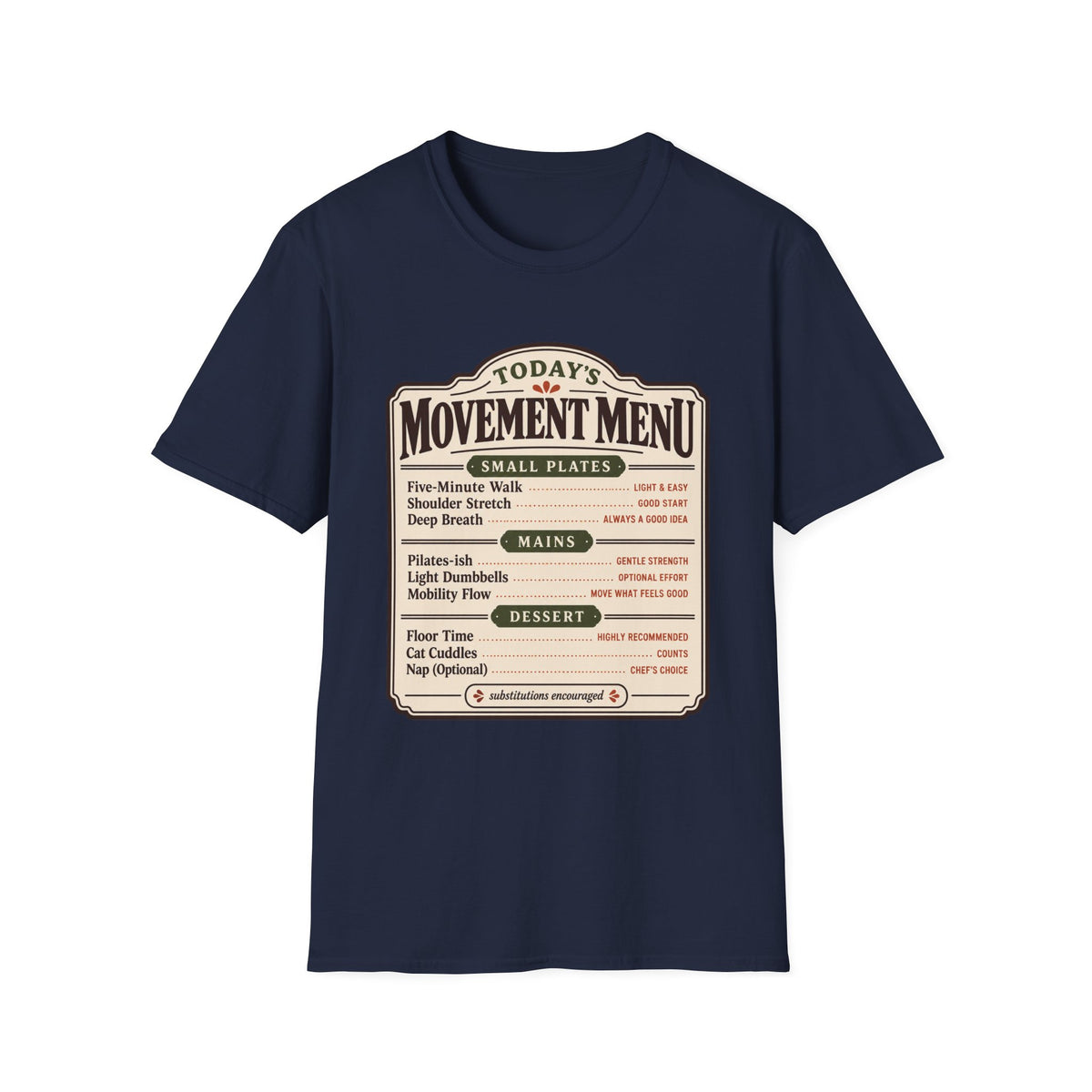 Movement Menu T-Shirt