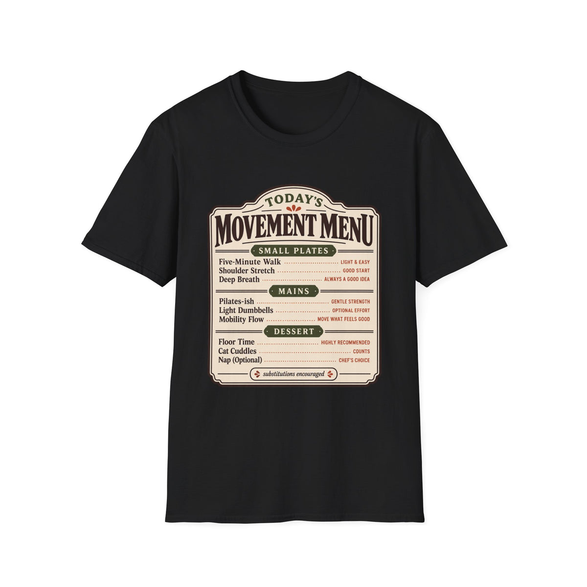 Movement Menu T-Shirt