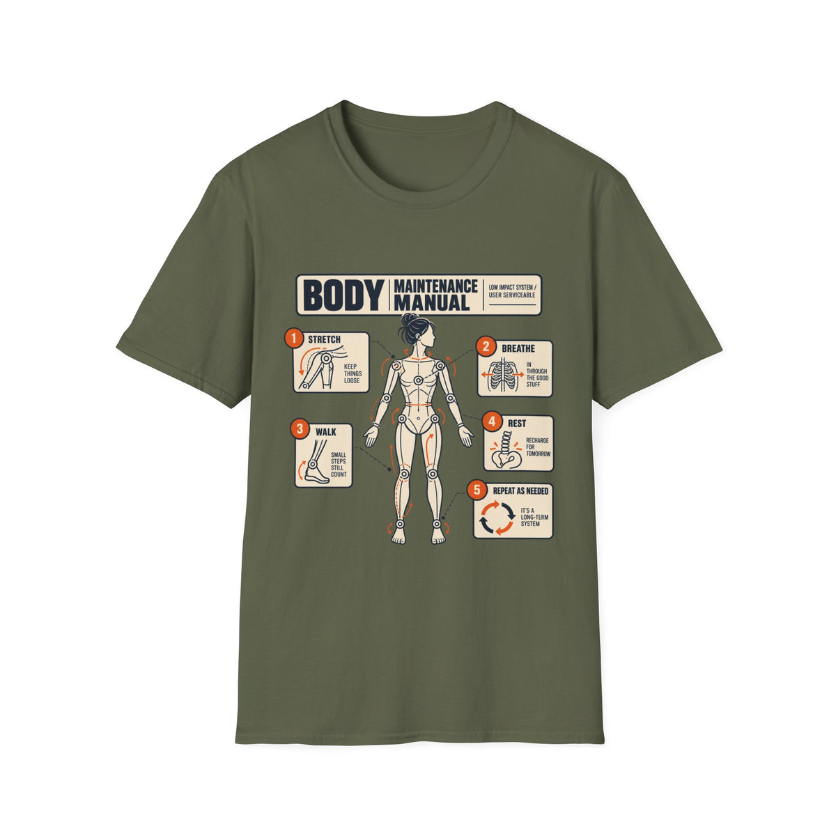 Body Maintenance Manual T-Shirt